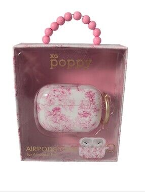 XO Poppy Pink Toile AirPods Case for AirPods Pro